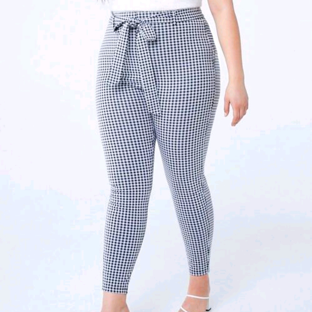 Gingham Pants